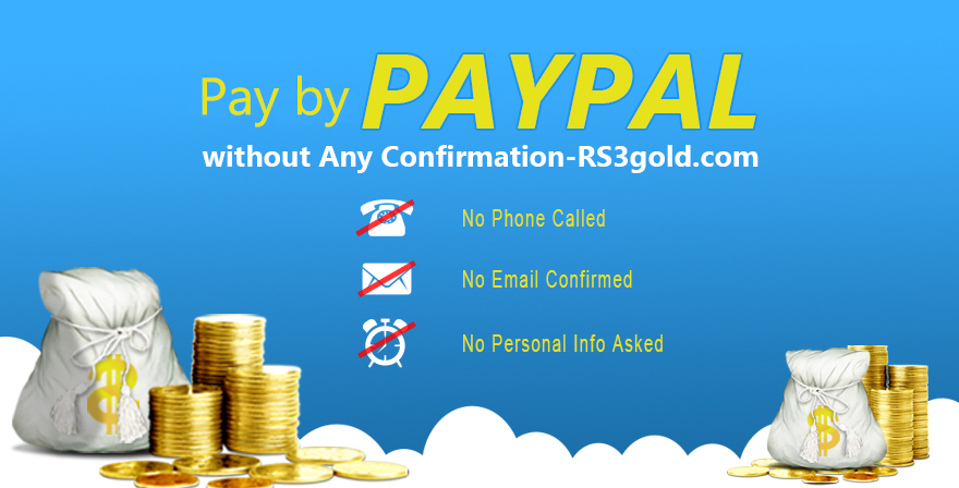 Pay by Paypal without any Confirmation on RS3gold